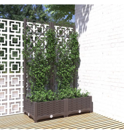 Jardinière avec treillis...