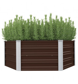 Jardinière surélevée Marron...