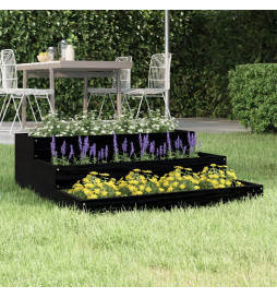Jardinière Noir 78x78x27 cm...