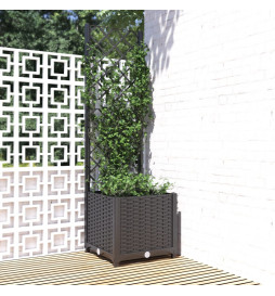 Jardinière avec treillis...