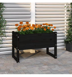 Jardinière Noir 78x40x52 cm...