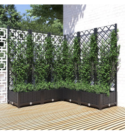 Jardinière avec treillis...