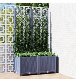 Jardinière avec treillis...