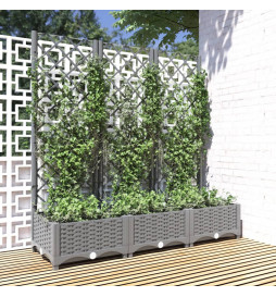 Jardinière avec treillis...