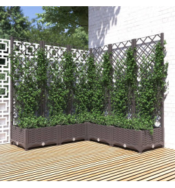 Jardinière avec treillis...