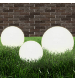 Jeu de lampe boule à LED 3...