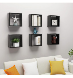 Étagères cube murales 6 pcs...