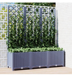 Jardinière avec treillis...