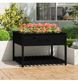 Jardinière et étagère Noir...