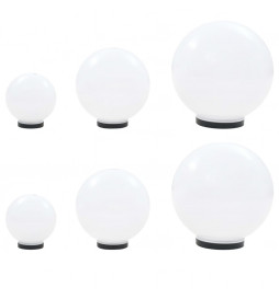 6 pcs Jeu de lampe boule à...