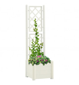 Jardinière avec treillis...