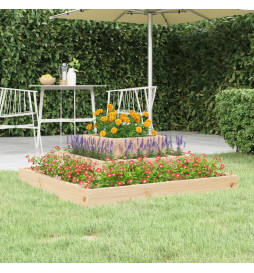 Jardinière 80x80x27 cm Bois...