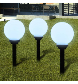Lampes d'allée à LED 3 pcs...