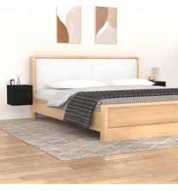 Armoires murales 2 pcs Noir...