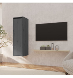 Armoire murale Gris...