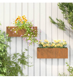 Jardinières murales 2 pcs...