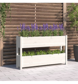 Jardinière Blanc 112x25x66...