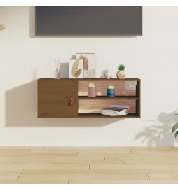 Armoire murale Marron miel...