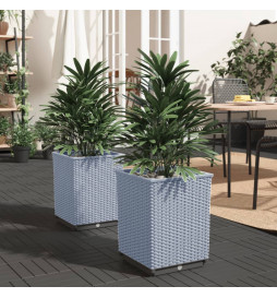 Jardinières 2 pcs gris...