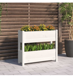 Jardinière Blanc 77x25x66...