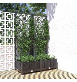 Jardinière avec treillis...