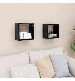 Étagères cube murales 2 pcs...