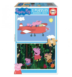 EDUCA - Puzzle Bois Peppa...