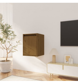 Armoire murale Marron miel...