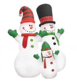 Bonhomme de neige gonflable...