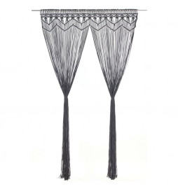 Rideau en macramé...