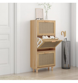 Armoire à chaussures Marron...