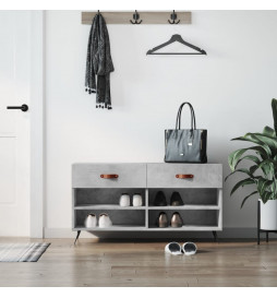 Banc à chaussures gris...