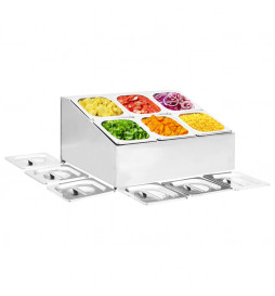 Récipient Gastronorm avec 6...