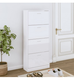 Armoire à chaussure Blanc...