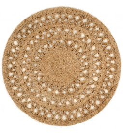 Tapis Jute tressé à la main...
