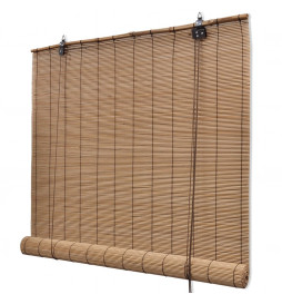 Store roulant Bambou Marron...