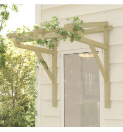 Auvent de porte 100x100x80...