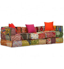 Pouf modulaire à 3 places...