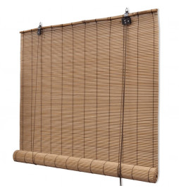 Store roulant Bambou Marron...