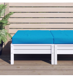 Coussin de palette bleu...