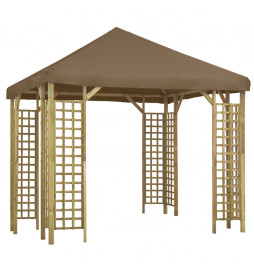Belvédère 3x3 m Taupe
