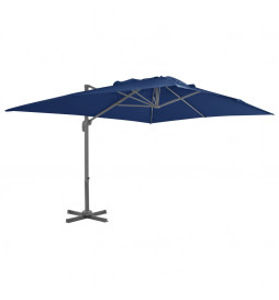 Parasol déporté avec mât en...