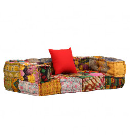 Pouf modulaire à 2 places...