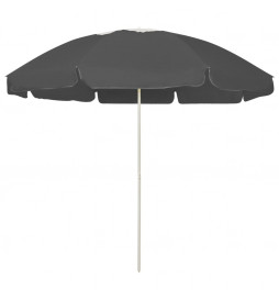 Parasol de plage Anthracite...