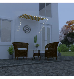 Auvent rétractable avec LED...