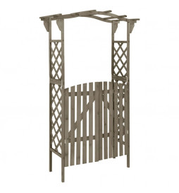 Pergola avec portail...