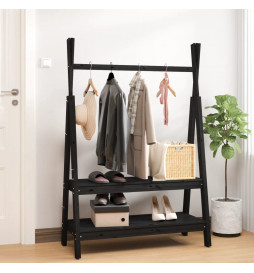 Porte-vêtements Noir...