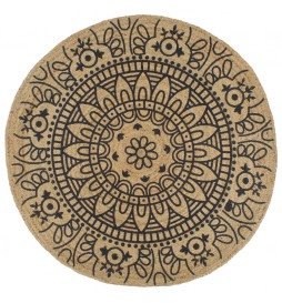 Tapis fait à la main Jute...