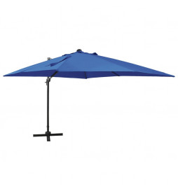 Parasol déporté avec mât et...