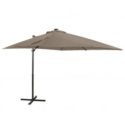Parasol déporté avec mât et...